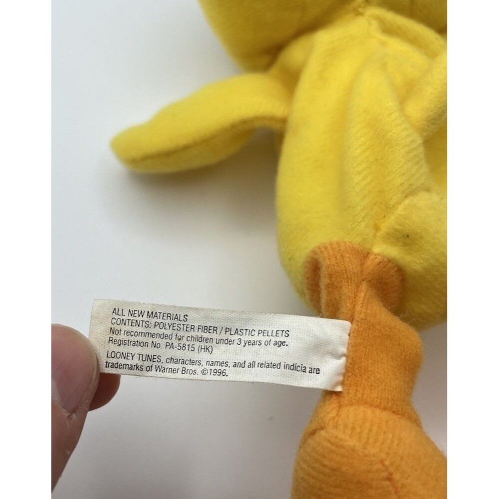 Looney  Tunes Tweety Bird Plush 1996 Warner Brothers Play by Play - Picture 3 of 6